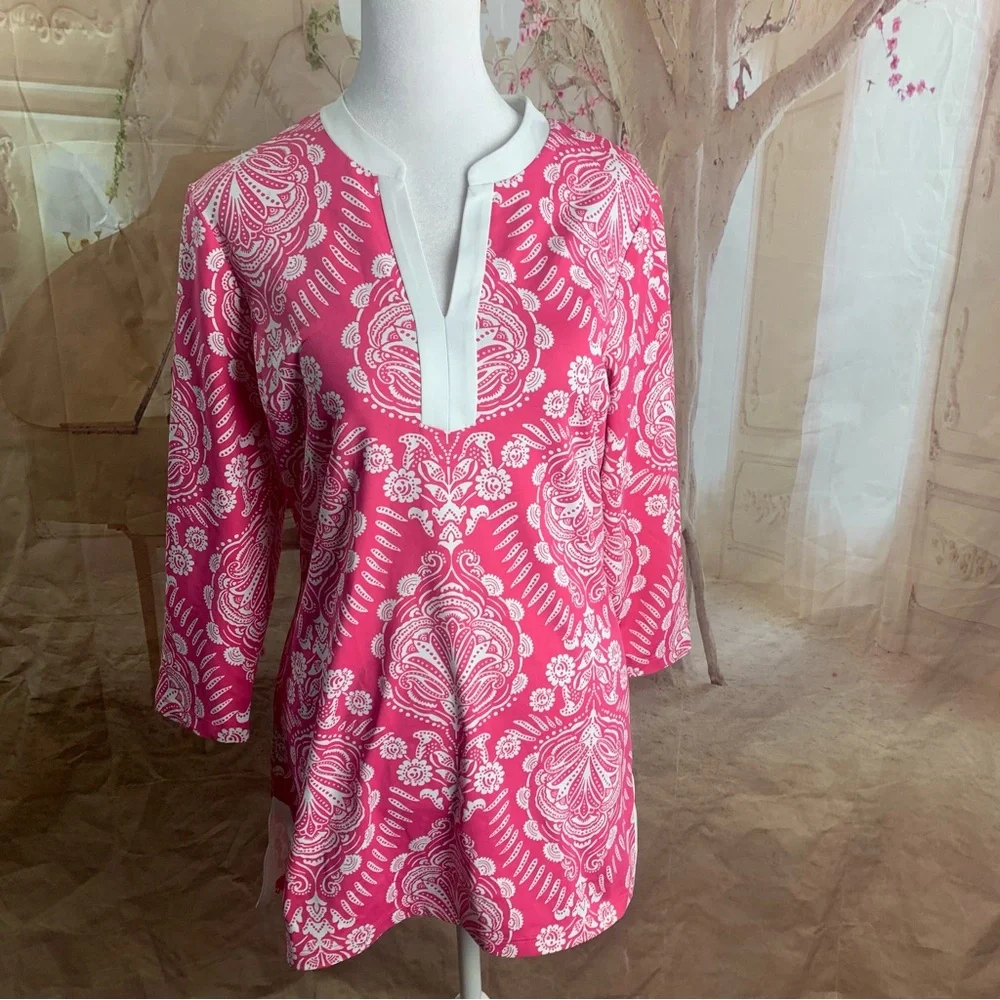 NEW Jmclaughlin boca tunic saraphine pink